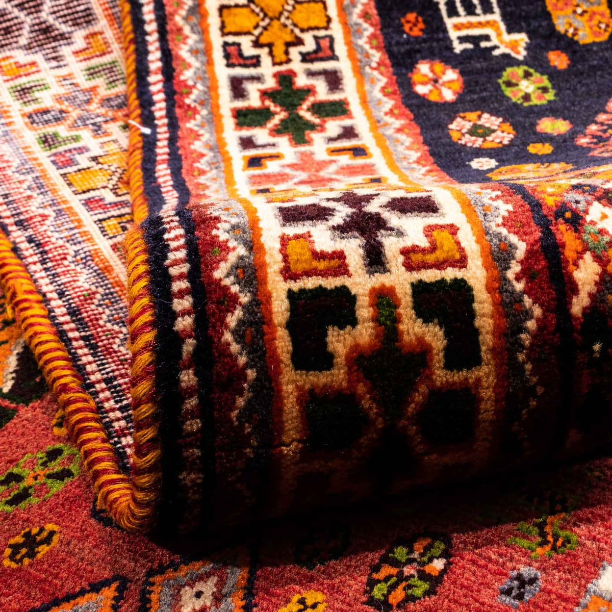 Tapis persan - Nomadic - 284 x 168 cm - rouge foncé