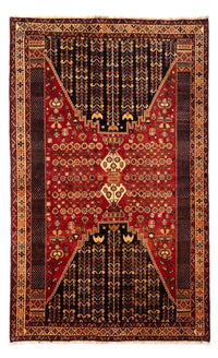Tapis persan - Nomadic - 277 x 173 cm - rouge foncé