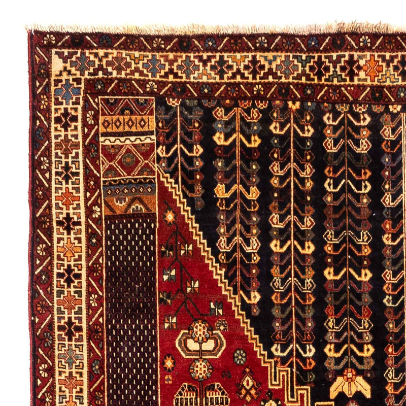 Tapis persan - Nomadic - 277 x 173 cm - rouge foncé