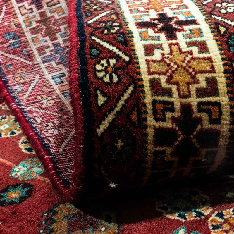 Tapis persan - Nomadic - 277 x 173 cm - rouge foncé