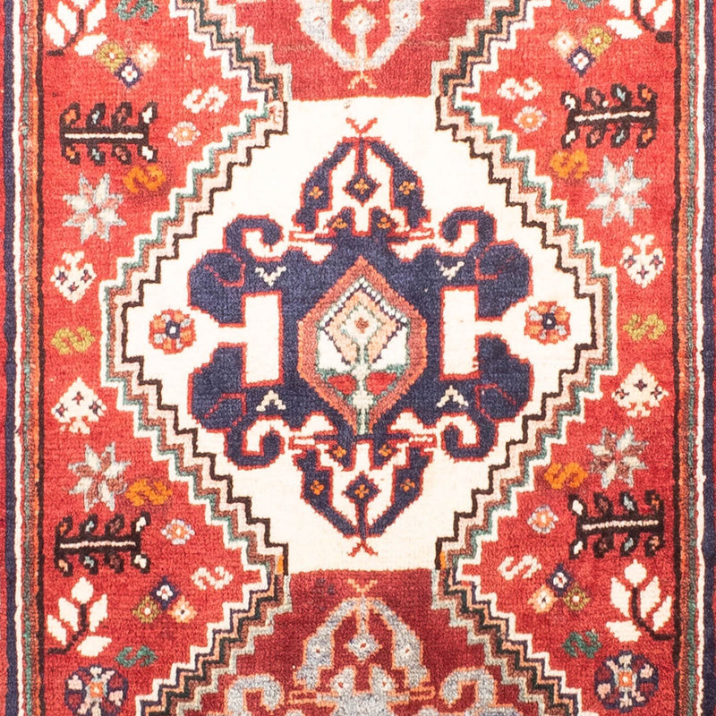 Tapis de couloir Tapis persan - Nomadic - 169 x 74 cm - rouge