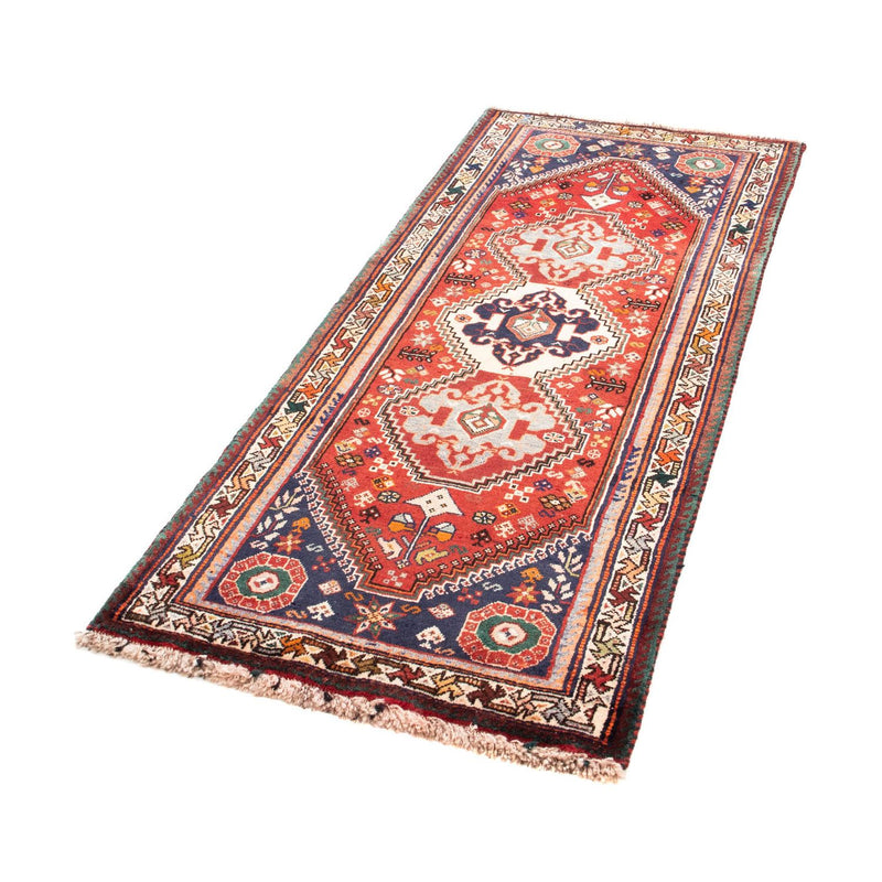 Tapis de couloir Tapis persan - Nomadic - 169 x 74 cm - rouge