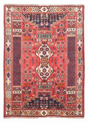 Tapis persan - Nomadic - 154 x 100 cm - rouge