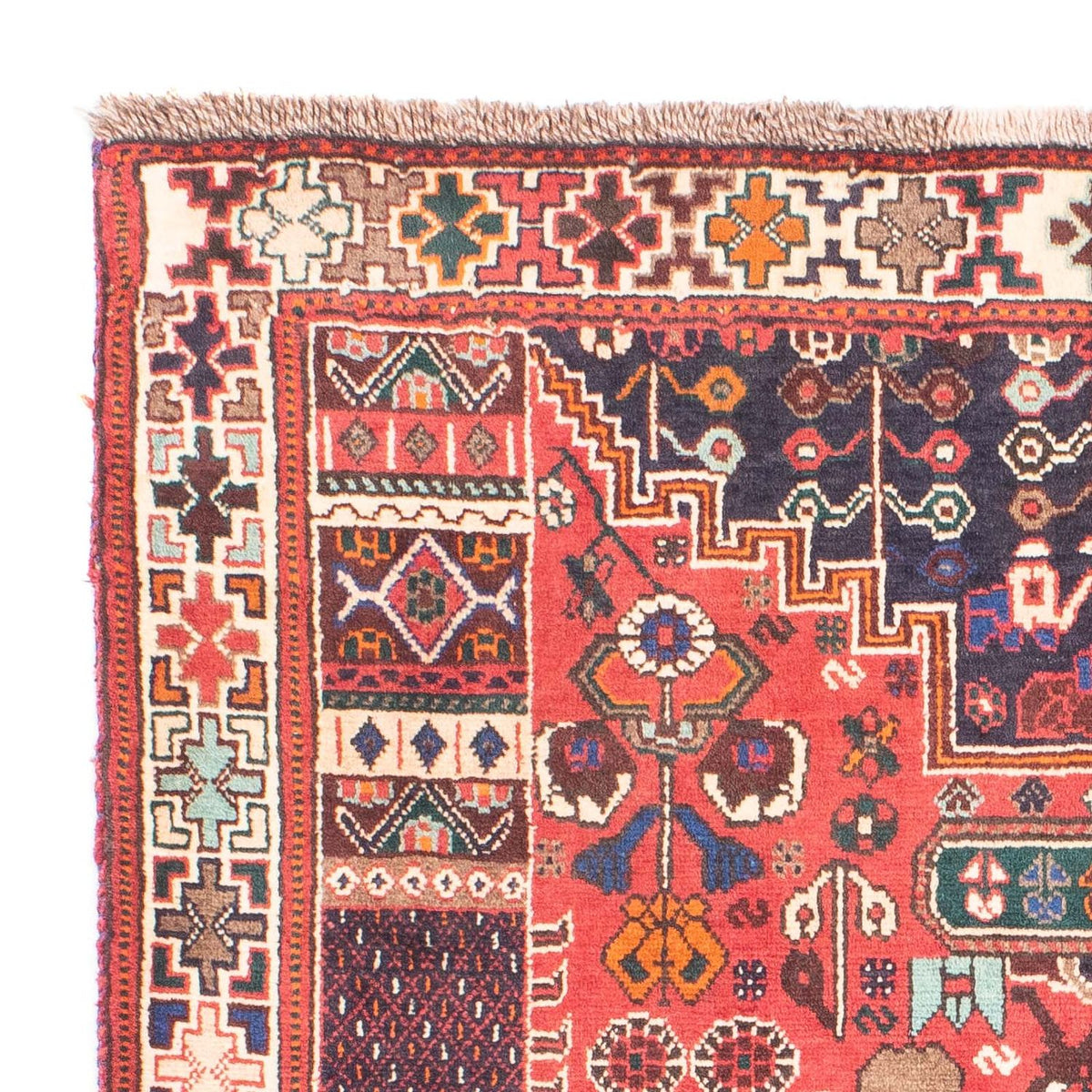 Tapis persan - Nomadic - 154 x 100 cm - rouge