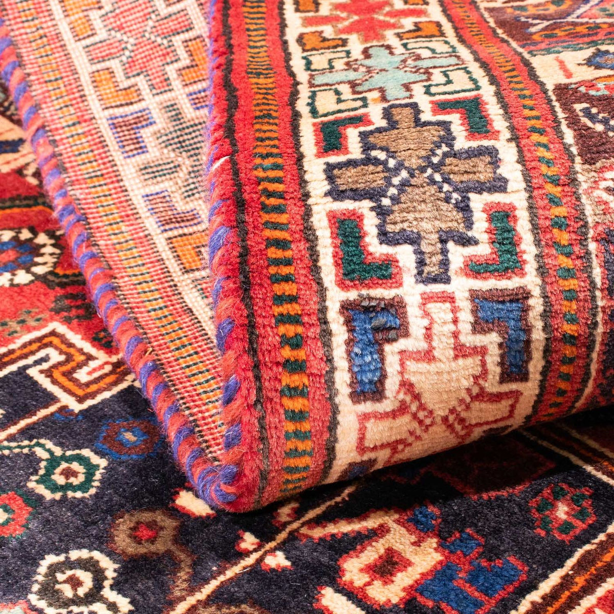 Tapis persan - Nomadic - 154 x 100 cm - rouge