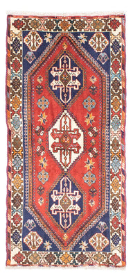 Tapis de couloir Tapis persan - Nomadic - 159 x 76 cm - rouge foncé