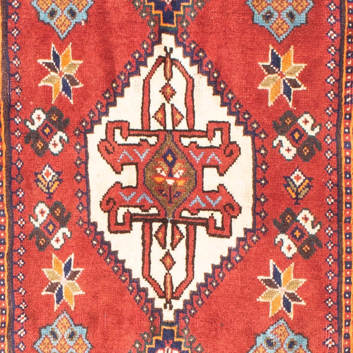 Tapis de couloir Tapis persan - Nomadic - 159 x 76 cm - rouge foncé