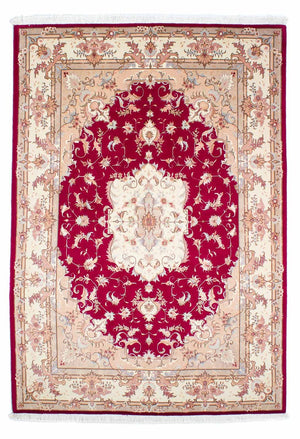 Tapis persan - Tabriz - Royal - 235 x 164 cm - rouge