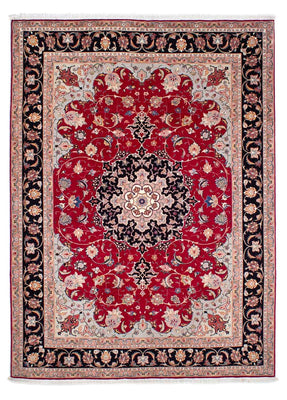Tapis persan - Tabriz - Royal - 240 x 175 cm - rouge