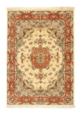 Tapis persan - Tabriz - Royal - 143 x 102 cm - beige