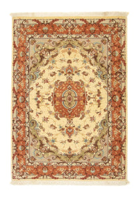 Tapis persan - Tabriz - Royal - 143 x 102 cm - beige