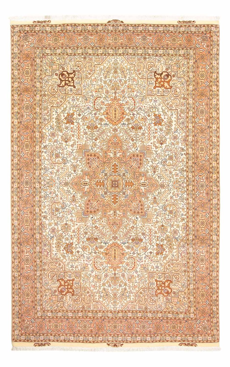 Tapis persan - Tabriz - Royal - 308 x 202 cm - beige