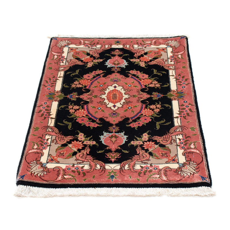 Tapis persan - Tabriz - Royal - 90 x 60 cm - bleu foncé
