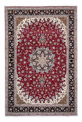 Tapis persan - Tabriz - Royal - 318 x 205 cm - rouge foncé
