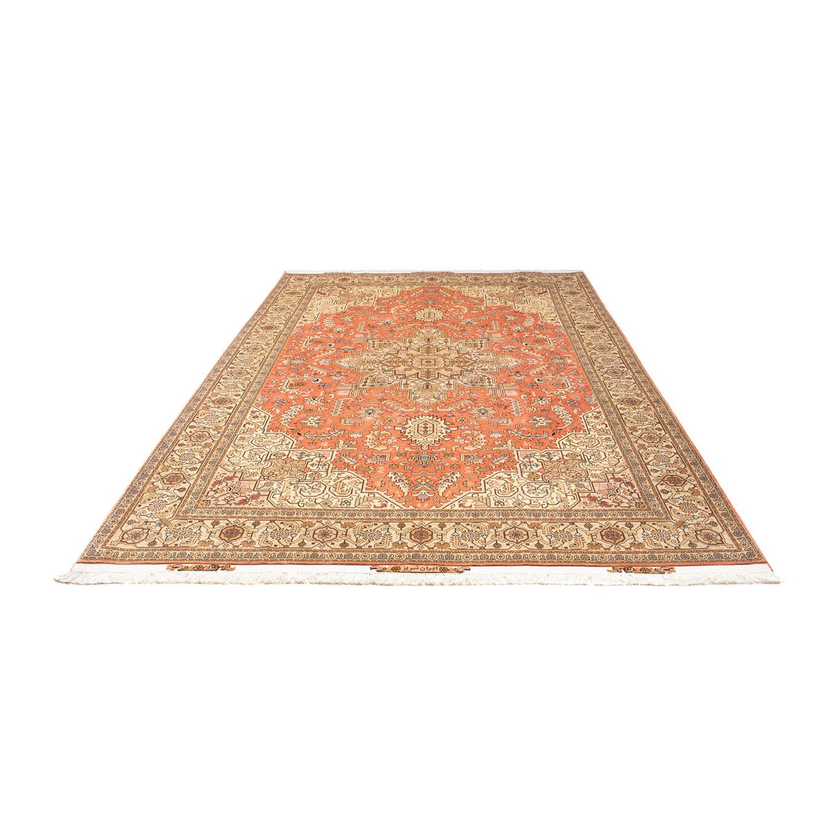 Tapis persan - Tabriz - Royal - 312 x 202 cm - rouge clair
