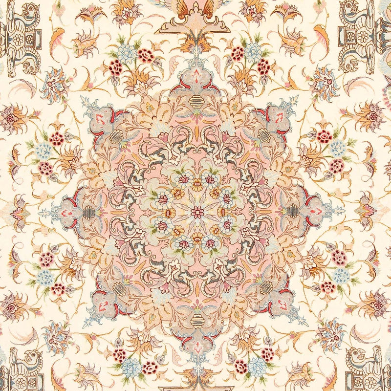 Tapis persan - Tabriz - 301 x 200 cm - beige
