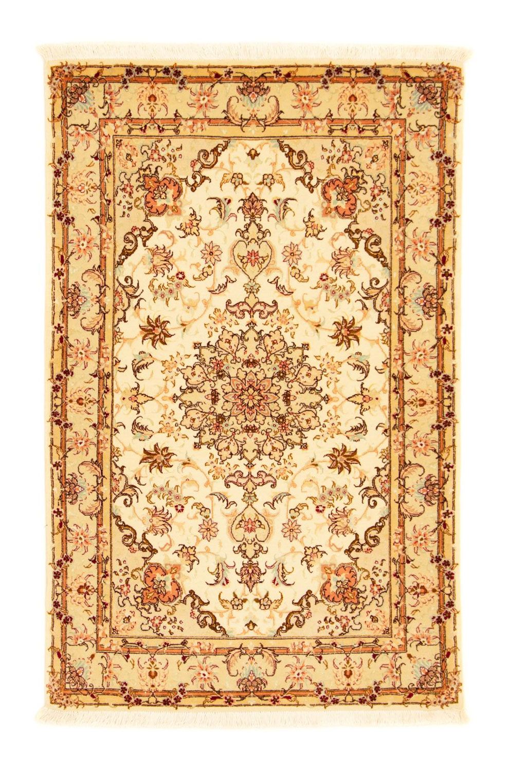 Tapis persan - Tabriz - Royal - 155 x 100 cm - beige