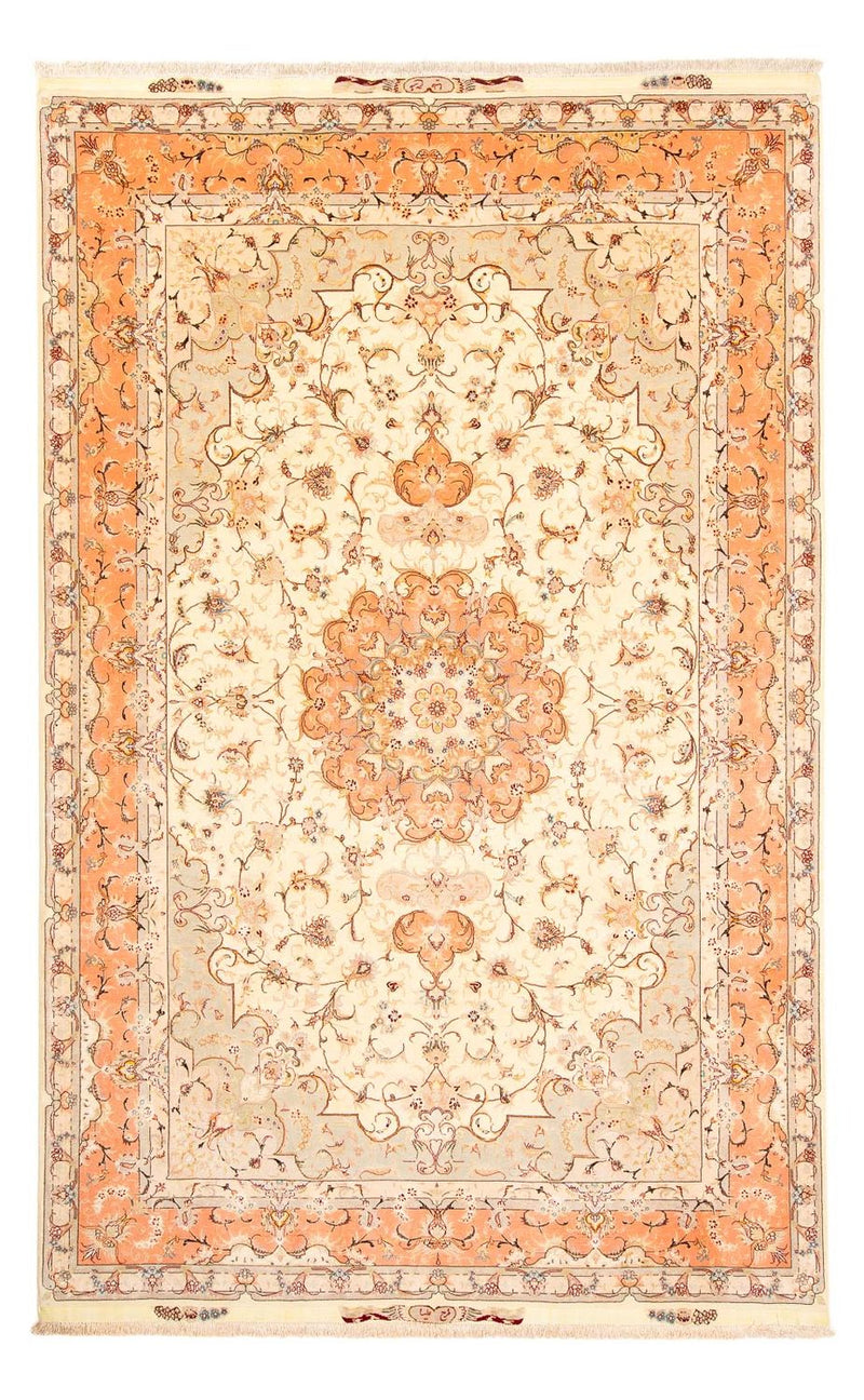 Tapis persan - Tabriz - 310 x 201 cm - beige