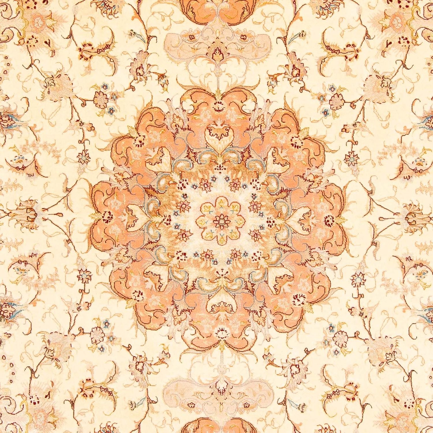 Tapis persan - Tabriz - 310 x 201 cm - beige