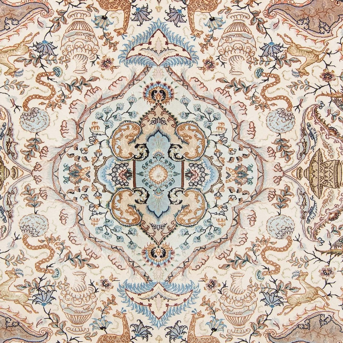 Tapis persan - Tabriz - Premium - 306 x 209 cm - beige
