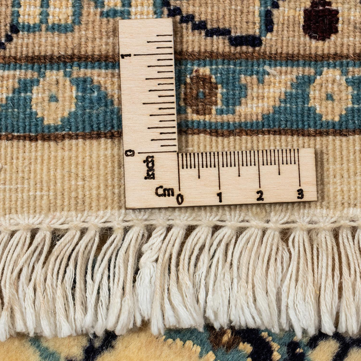 Tapis persan - Nain - Royal - 340 x 241 cm - beige