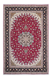 Tapis persan - Tabriz - Royal - 316 x 203 cm - rouge foncé