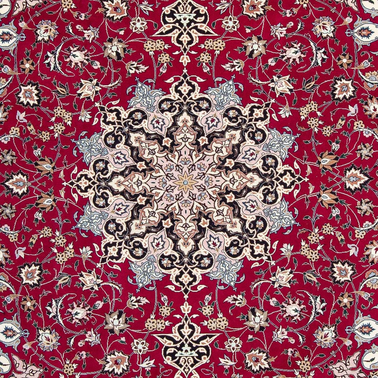 Tapis persan - Tabriz - Royal - 316 x 203 cm - rouge foncé