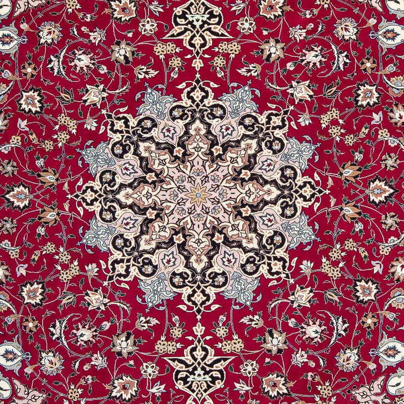 Tapis persan - Tabriz - Royal - 316 x 203 cm - rouge foncé