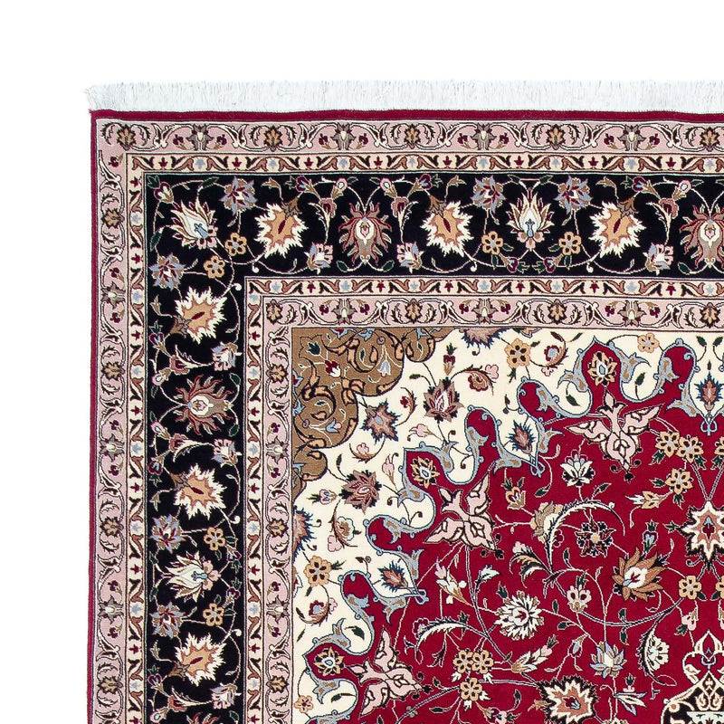 Tapis persan - Tabriz - Royal - 316 x 203 cm - rouge foncé
