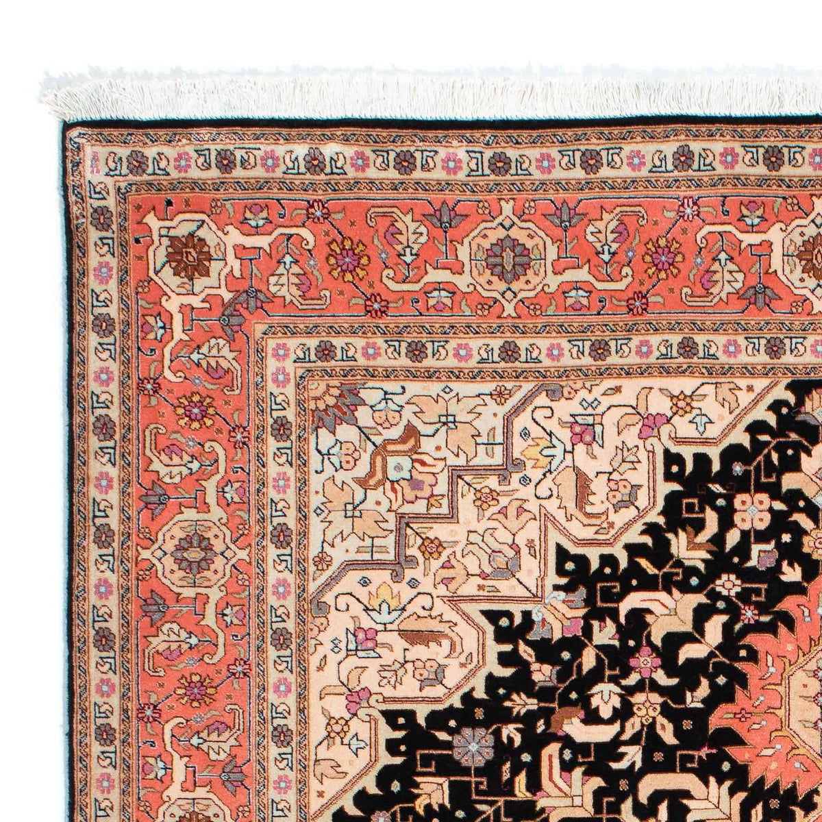 Tapis de Tabriz - 50 rangs Tapis 152x207cm - Tapis persan - rouge clair