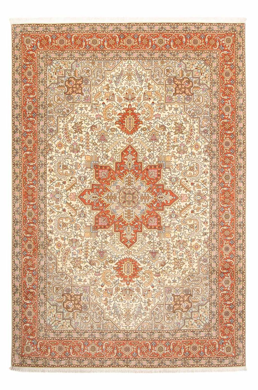 Tapis persan - Tabriz - Royal - 300 x 204 cm - beige