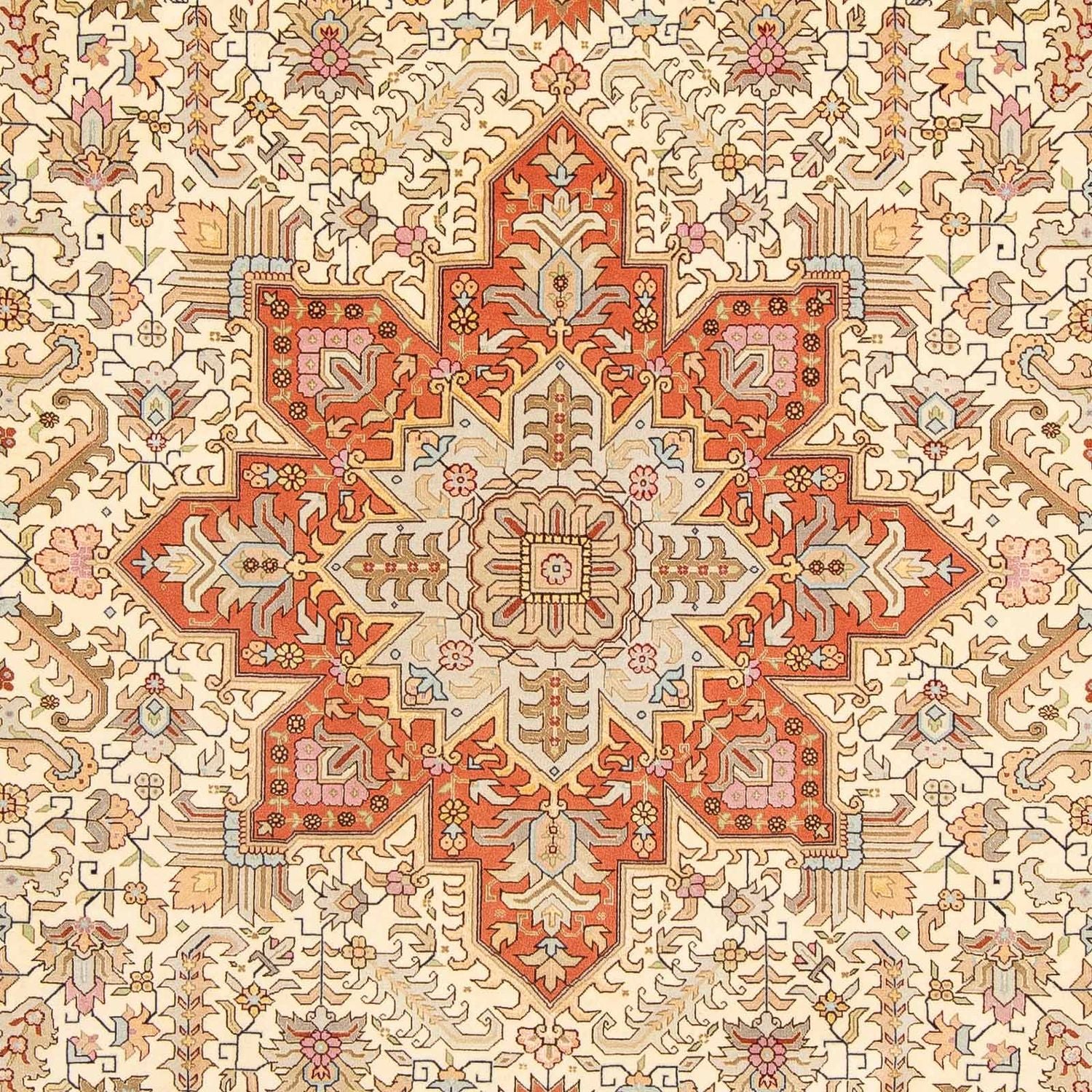 Tapis persan - Tabriz - Royal - 300 x 204 cm - beige