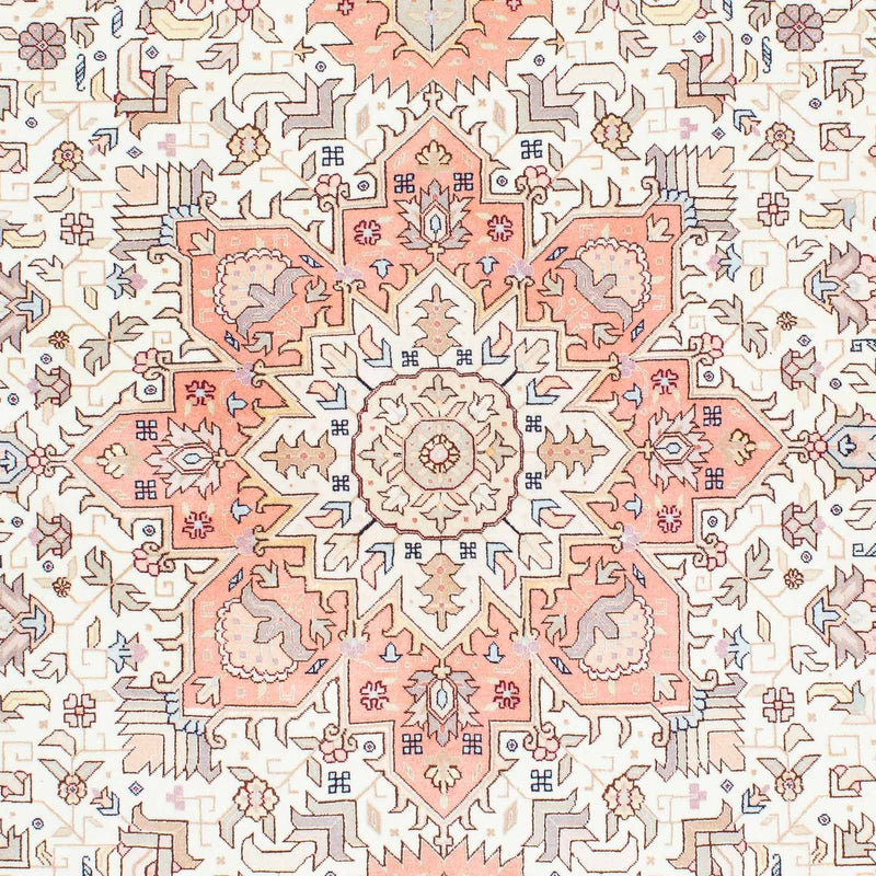 Tapis persan - Tabriz - Royal - 216 x 153 cm - beige