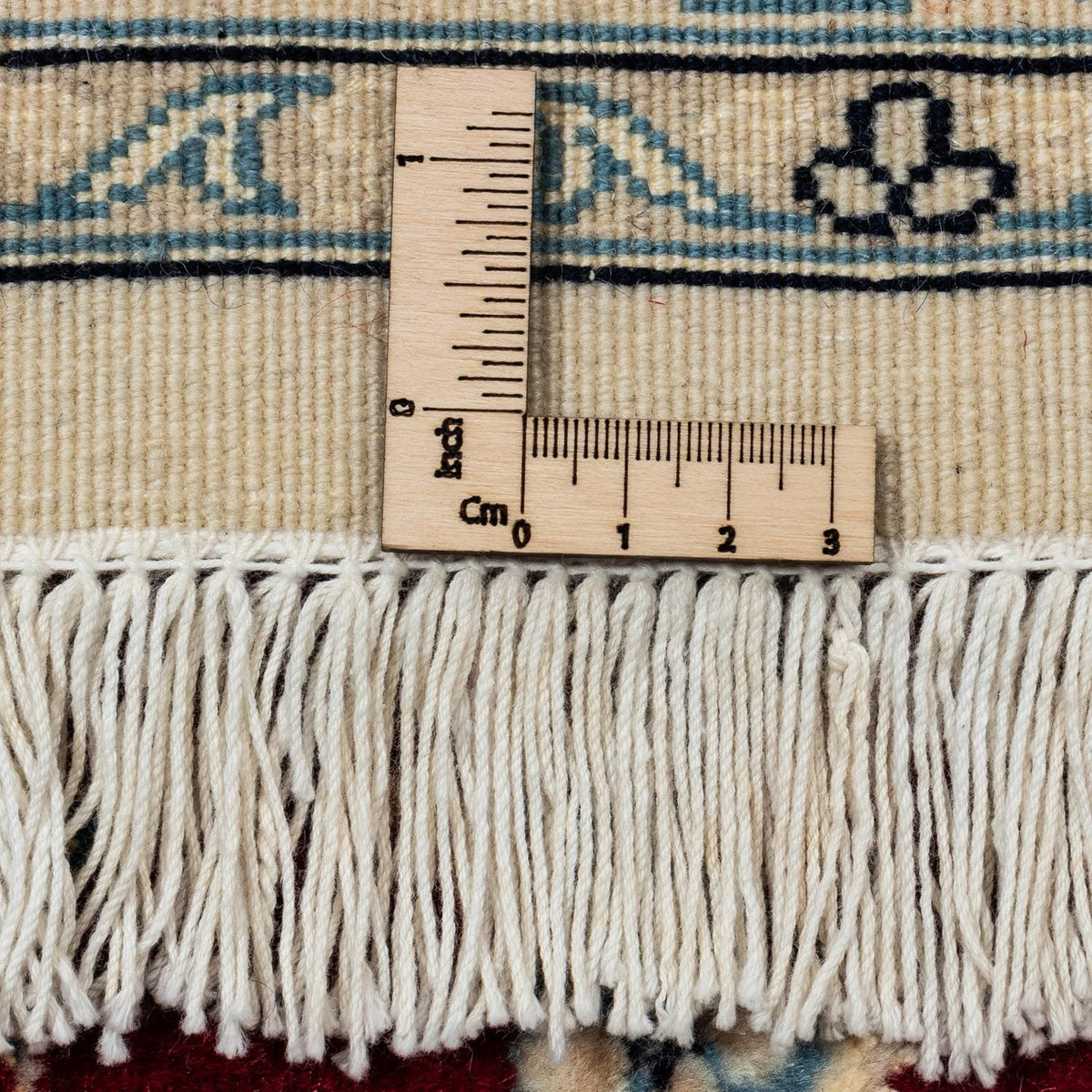 Tapis persan - Nain - Royal - 342 x 250 cm - rouge foncé