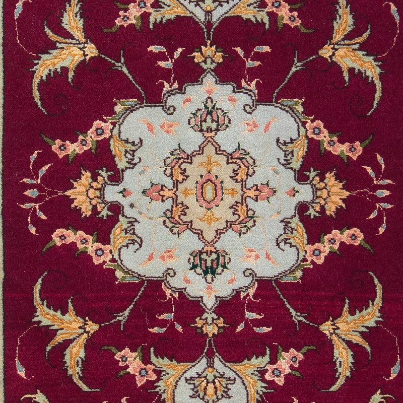 Tapis persan - Tabriz - Royal - 90 x 60 cm - rouge foncé