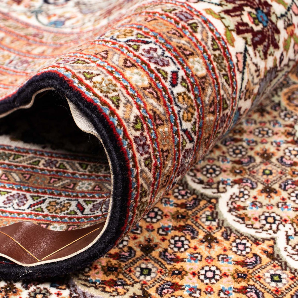 Tapis persan - Tabriz - 395 x 303 cm - marron clair