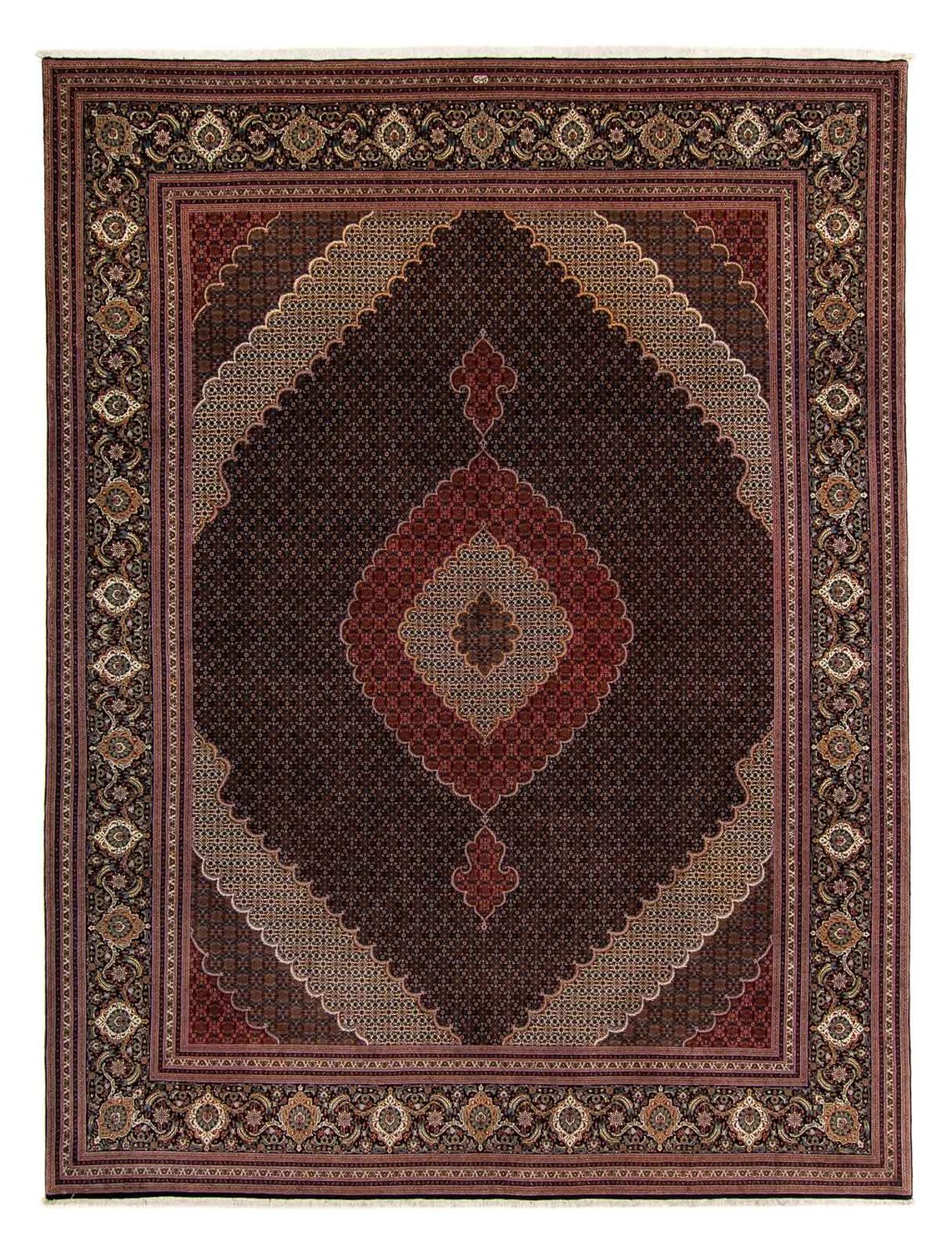 Tapis persan - Tabriz - 400 x 304 cm - marron