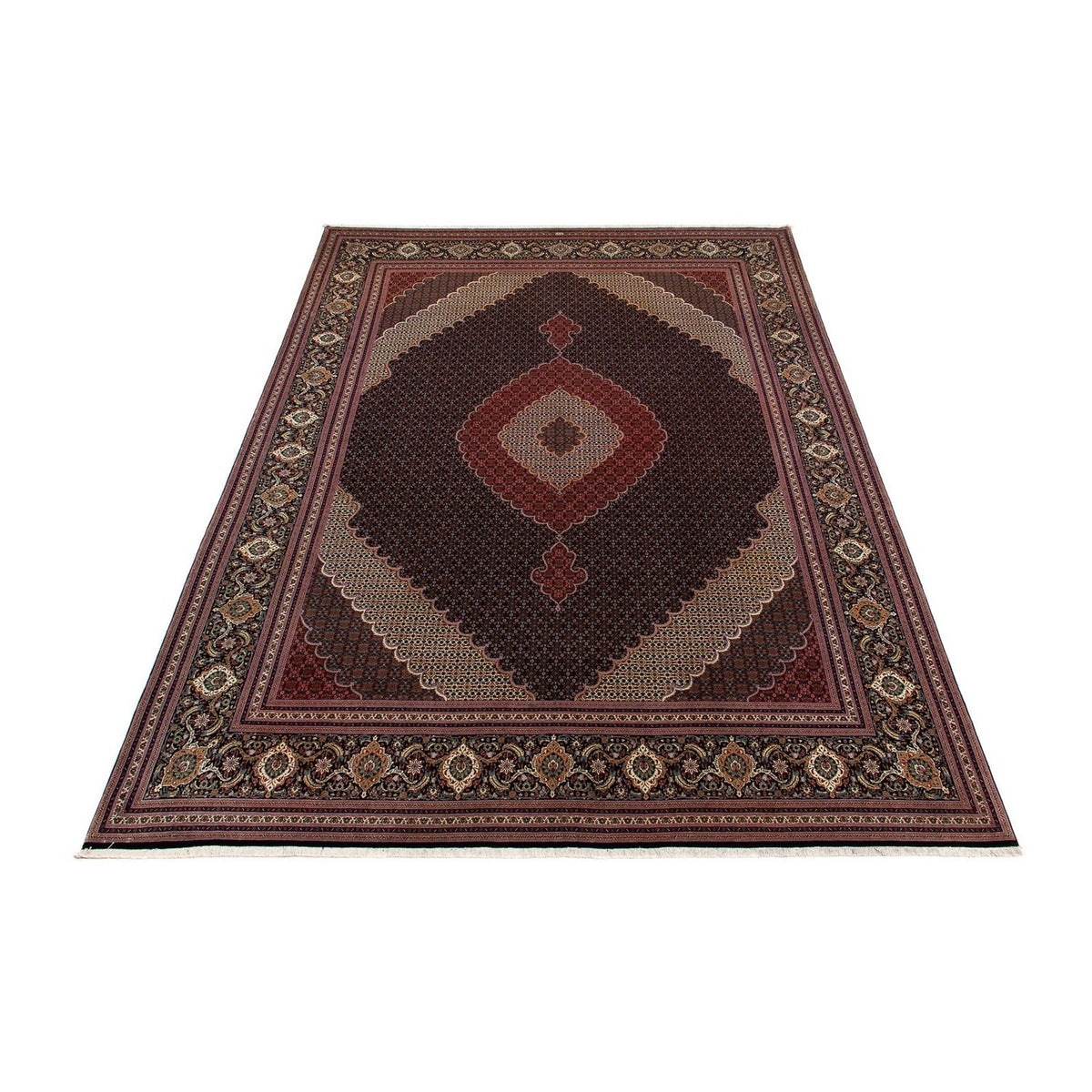 Tapis persan - Tabriz - 400 x 304 cm - marron