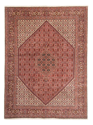 Tapis persan - Bidjar - 340 x 248 cm - rouge clair