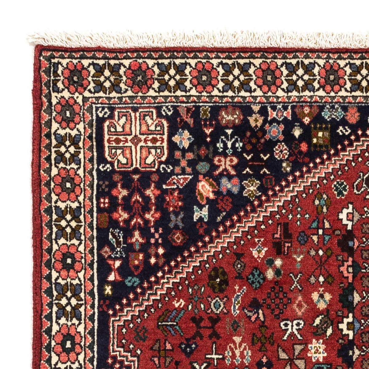 Tapis persan - Nomadic - 151 x 99 cm - bleu foncé