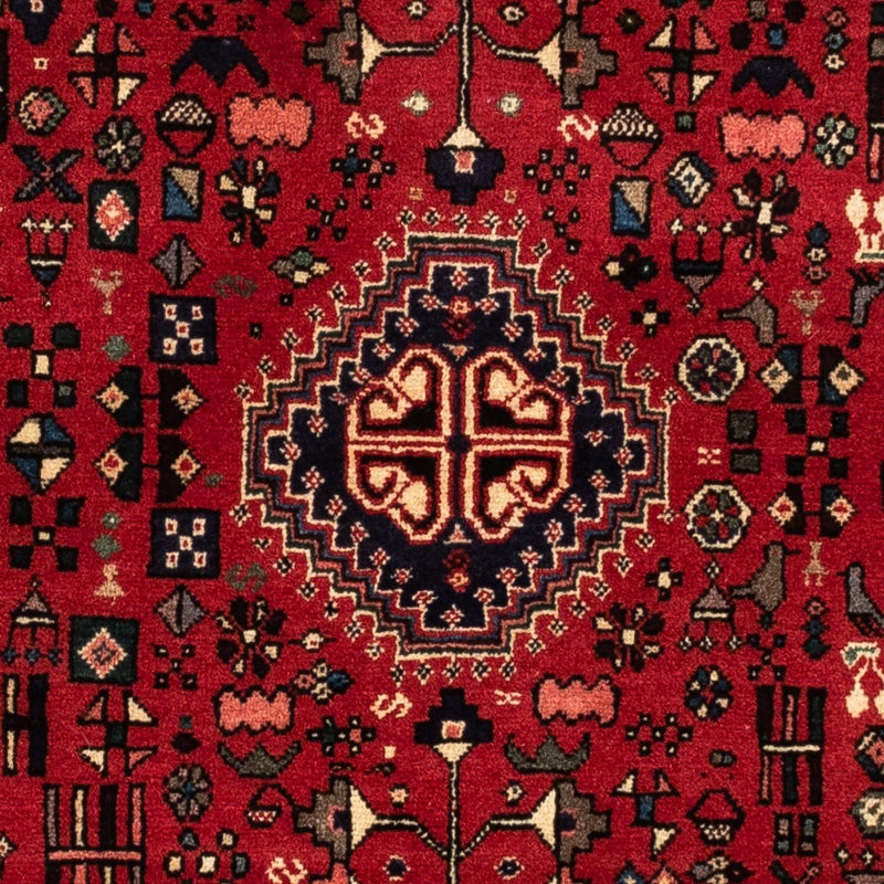 Tapis persan - Nomadic - 135 x 104 cm - bleu foncé