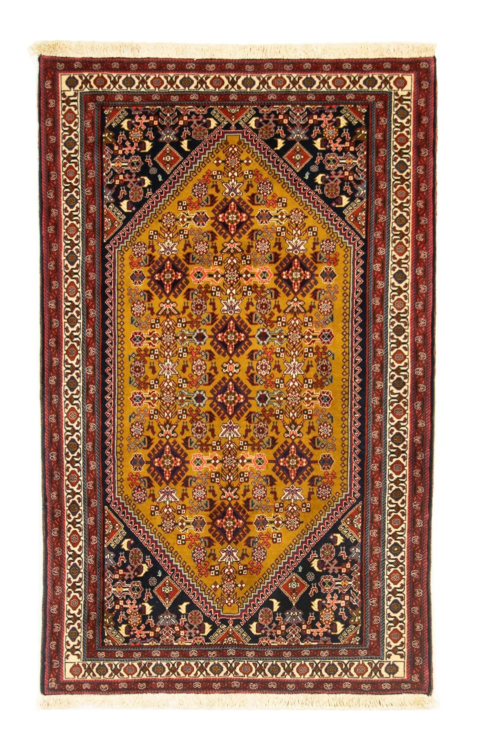 Tapis persan - Nomadic - 158 x 98 cm - vert