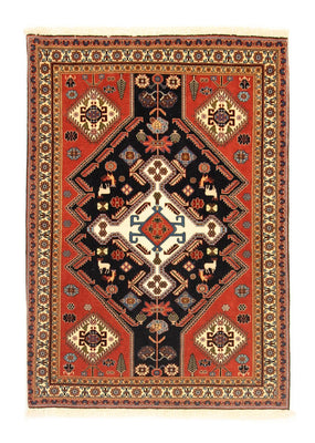 Tapis persan - Nomadic - 152 x 113 cm - bleu foncé