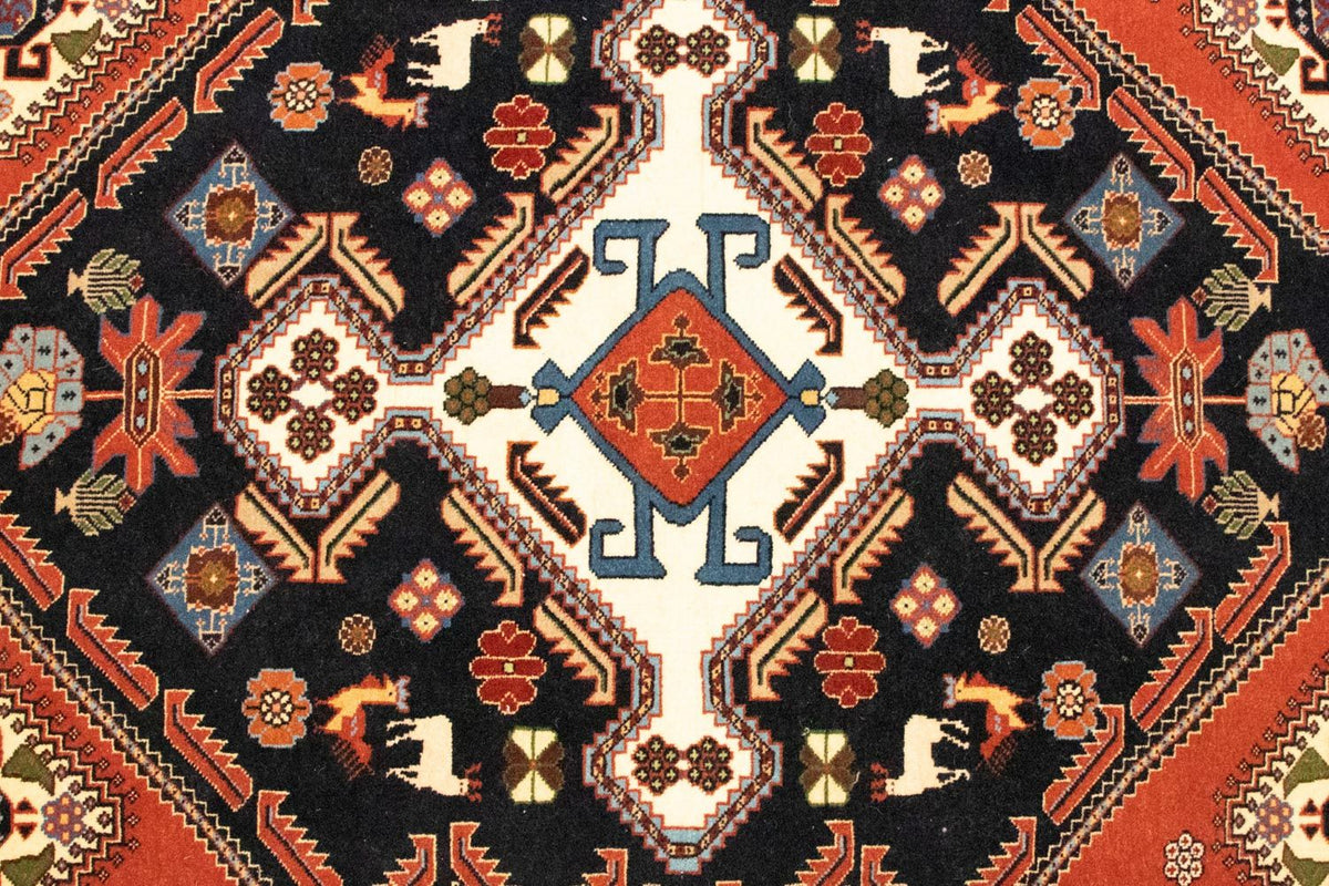 Tapis persan - Nomadic - 152 x 113 cm - bleu foncé