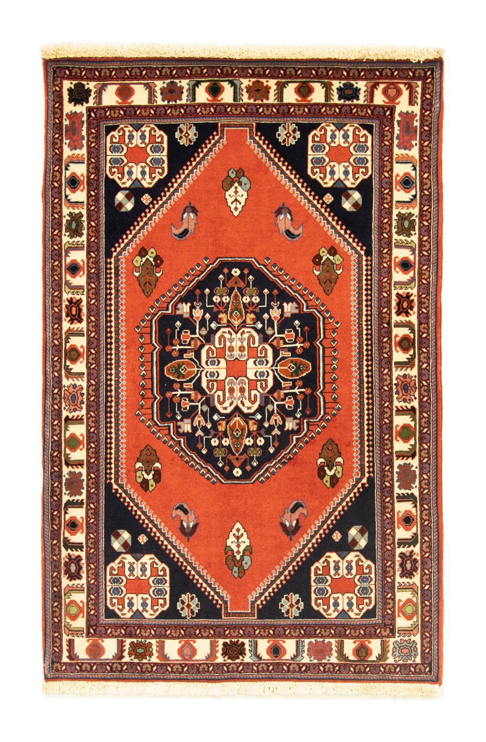 Tapis persan - Nomadic - 153 x 102 cm - rouille