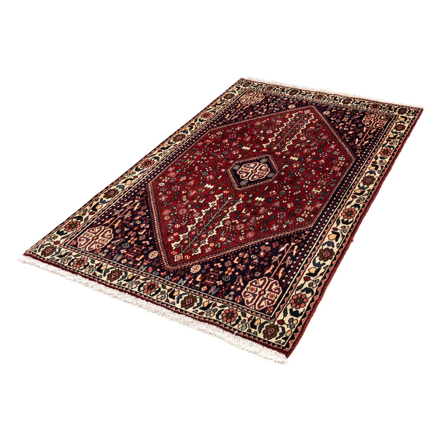 Tapis persan - Nomadic - 156 x 99 cm - bleu foncé