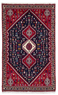 Tapis persan - Nomadic - 130 x 78 cm - bleu foncé