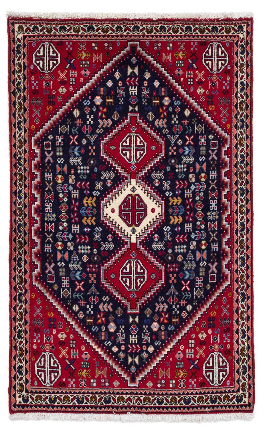 Tapis persan - Nomadic - 130 x 78 cm - bleu foncé