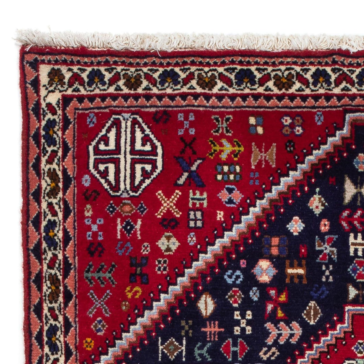 Tapis persan - Nomadic - 130 x 78 cm - bleu foncé