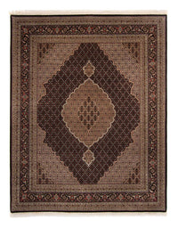Tapis persan - Tabriz - 299 x 240 cm - bleu foncé